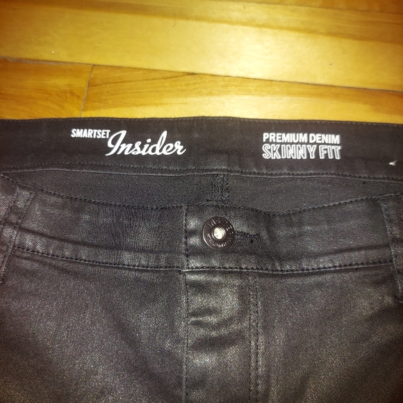 Smartset Insider Premium Denim Skinny Fit Coated Jeans size 33 - Picture 8 of 11